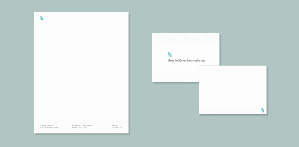 DesignGood letterhead design for Natalie Glover