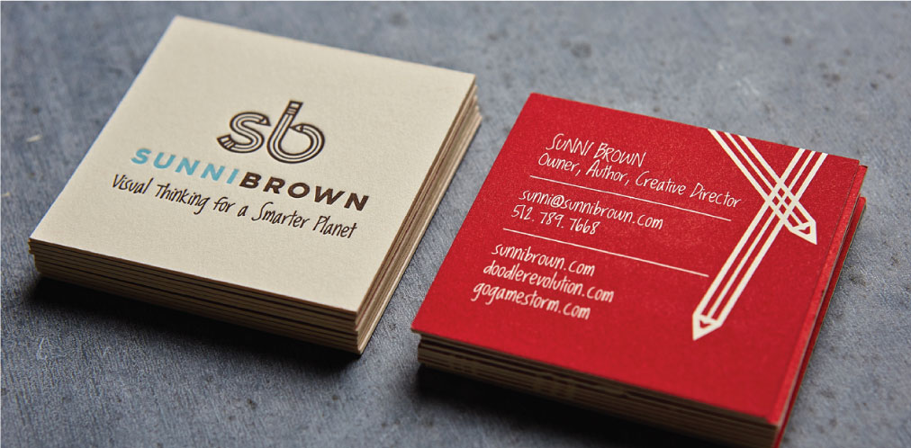 DesignGood business card design for Sunni Brown