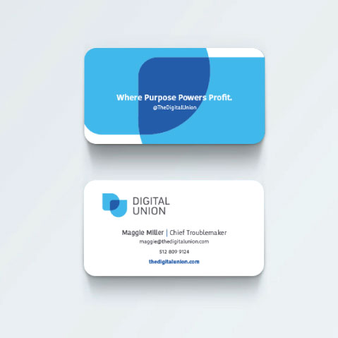 DesignGood business card design for Digital Union