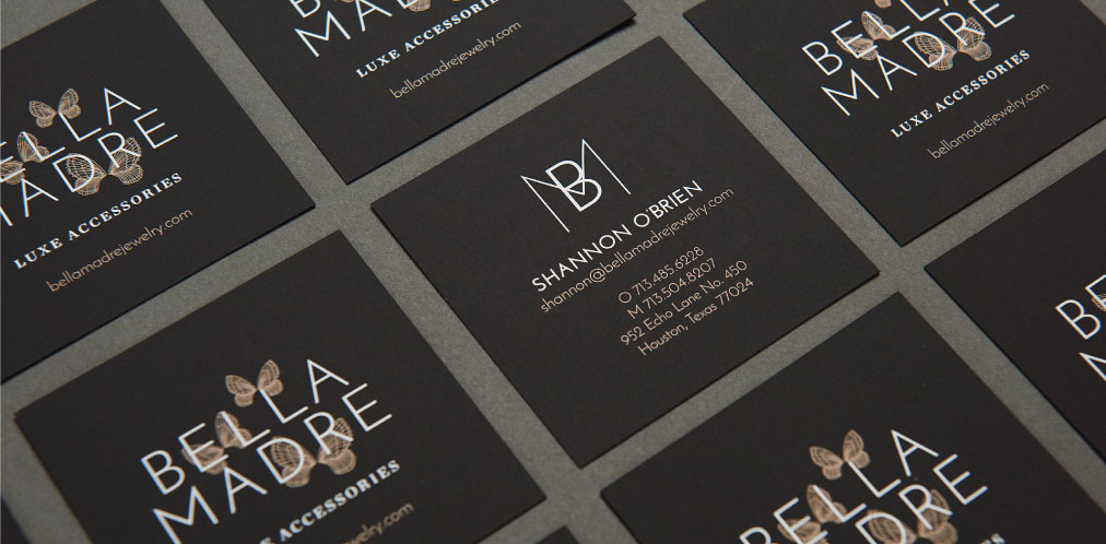 DesignGood business card design for Bella Madre