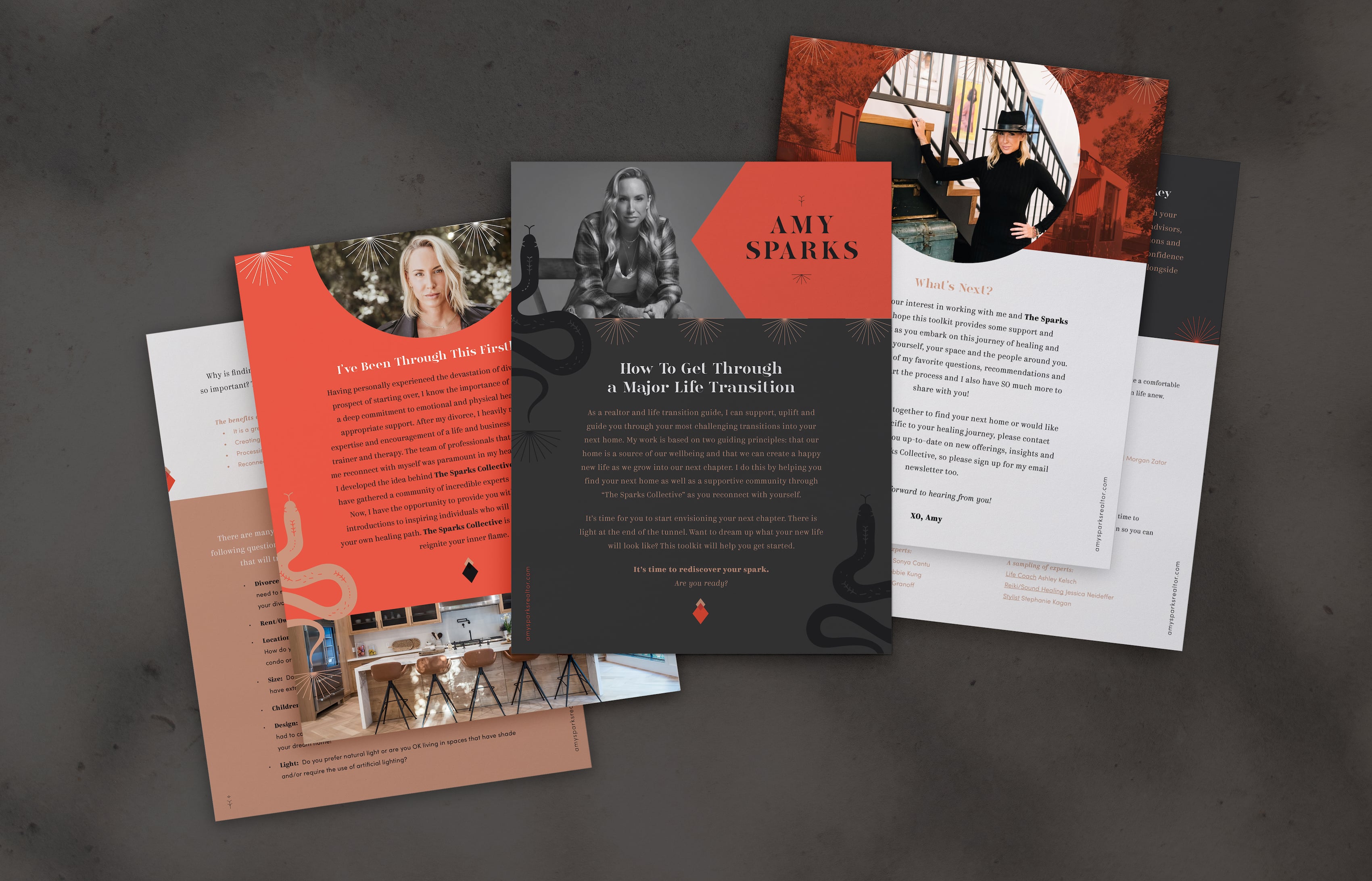 Designed PDFs for Amy Sparks